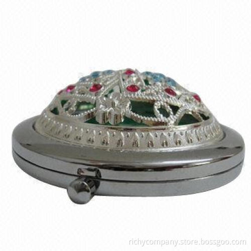 Pocket mirror with different images